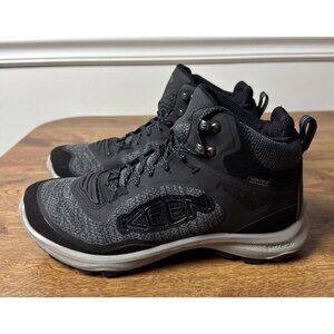 Keen Terradora Flex Mid Womens Boots Size 7 Black Gray Waterproof Hiking Shoes